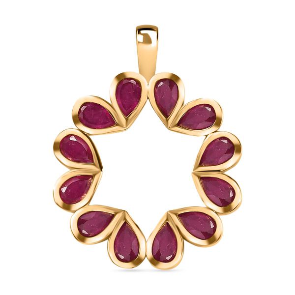 Afrikanischer Rubin-Anh&auml;nger - 3,37 ct.