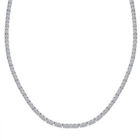 D'Joy Moissanit Halskette ca. 45 cm 925 Silber rhodiniert ca. 18.72 ct