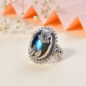 AAA Labradorit Ring - 12,06 ct