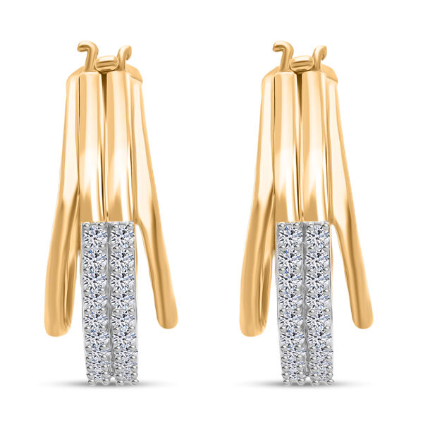 LUXURIANT SGL zertifizierte SI-GH Labor Diamant Ohrringe - 1 ct. image number 5