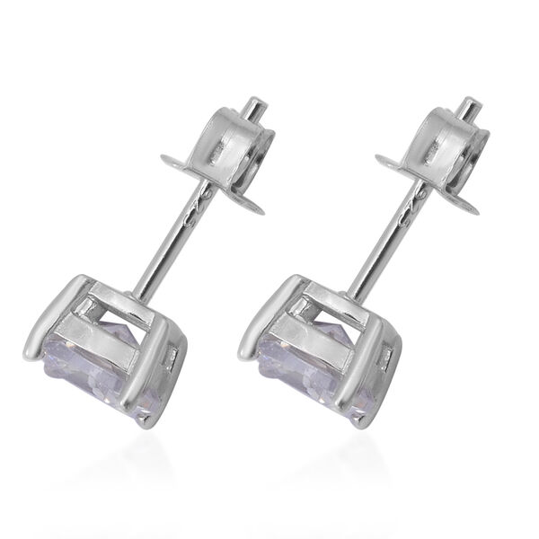 K&uuml;nstliche Diamant-Ohrringe, 925 Silber Rhodium &Uuml;berzug ca. 3,50 ct image number 3