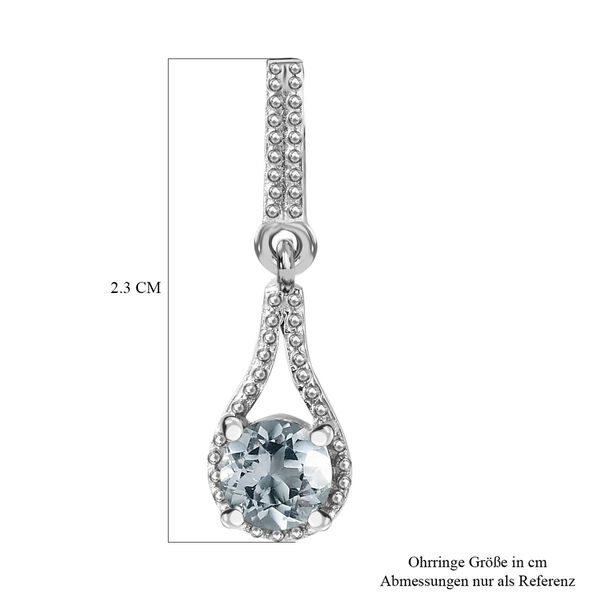 Wei&szlig;e Topas-Ohrringe - 1,13 ct. image number 5