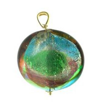 IL MURANO DI FRANCESCA- mehrfarbiger Muranoglas aus Italien AURORA Anh&auml;nger