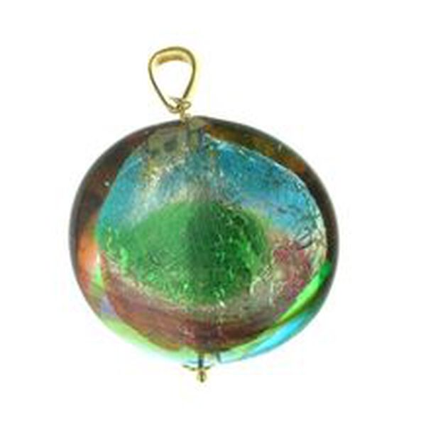 IL MURANO DI FRANCESCA- mehrfarbiger Muranoglas aus Italien AURORA Anh&auml;nger