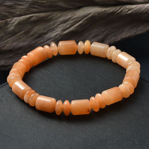 Rotes Aventurin Armband Flexibel cm ca. 120,00 ct. image number 1
