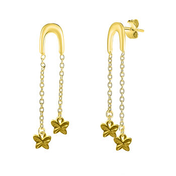 925 Silber vergoldetOhrringe ca. 2,00g