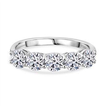 LUXURIANT VS-EF Labor Diamant Ring in 950 Platin - 2 ct.