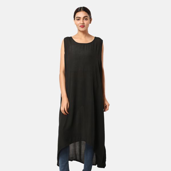 Luftiges Sommerkleid, Einheitsgr&ouml;&szlig;e, Schwarz image number 3