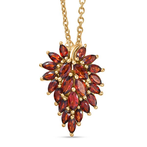 EVER TRUE Mosambik Granat Schmuckset ca. 50 cm ca. 2.67 ct