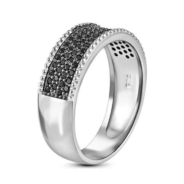 Schwarzer Spinell-Bandring - 0,53 ct. image number 5