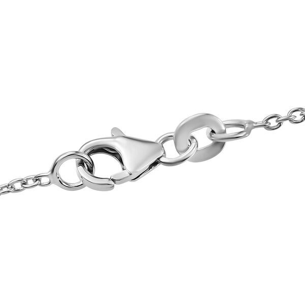 Neon Apatit und Zirkon Anh&auml;nger mit 45cm Kette - 1,81 ct. image number 6