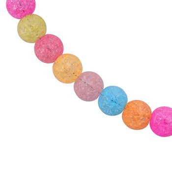 Regenbogen-Eisquarz Halskette ca. 45 cm 925 Silber ca. 314.55 ct