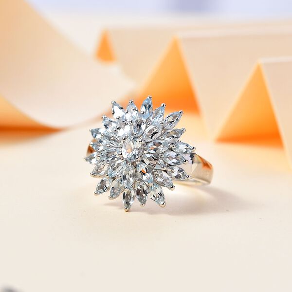 Himmelblauer Topas-Ring - 2,67 ct. image number 2