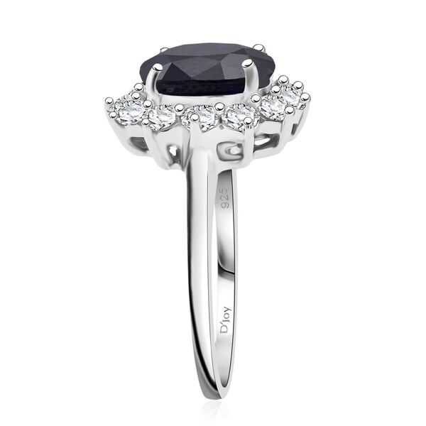 D'Joy Masoala Saphir und Zirkon Ring - 6,46 ct. image number 4