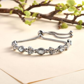 Himmelblaues Topas 26,75cm Armband - 2,55 ct.