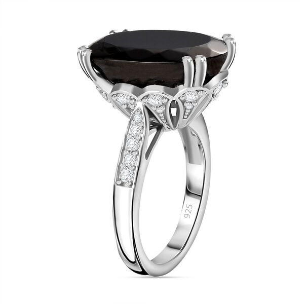Elite Shungit und Zirkon Ring - 7,44 ct. image number 5