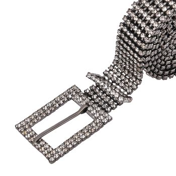 Kristall G&uuml;rtel, Schwarz