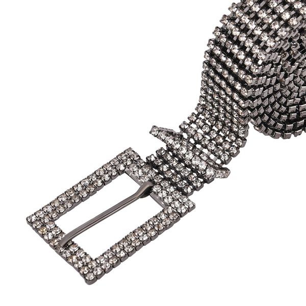 Kristall Gürtel, Schwarz image number 4