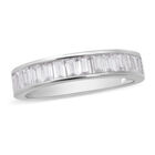 LUSTRO STELLA - Zirkonia Ring 925 Silber rhodiniert (Größe 16.00) ca. 0,30 ct