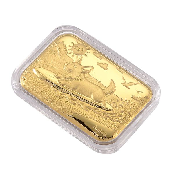 999 Gold Schmuckzubehör, Hund image number 2