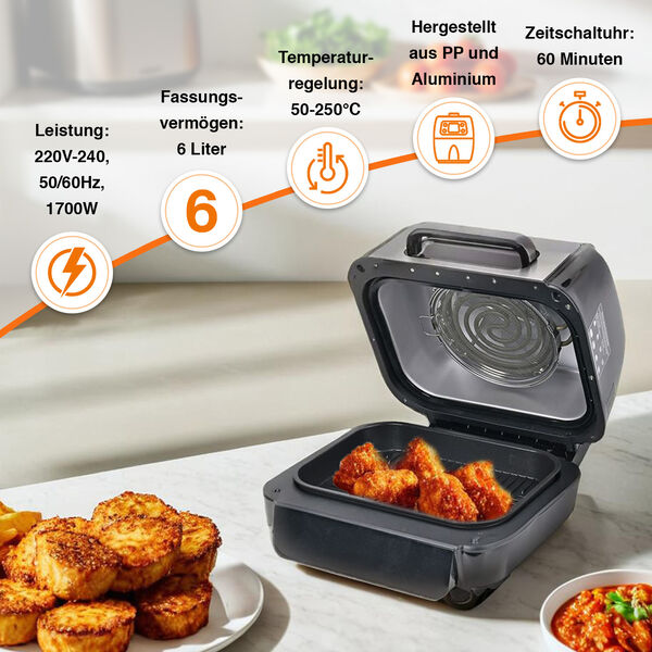 HOMESMART Foodi Steam Grill Air-Fryer image number 2