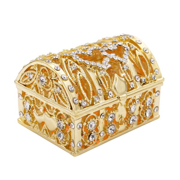 Schatztruhe Tablettend&ouml;schen mit Kristallen, emailliert, mehrfarbig, 7,5x2 cm, Schatztruhe image number 3