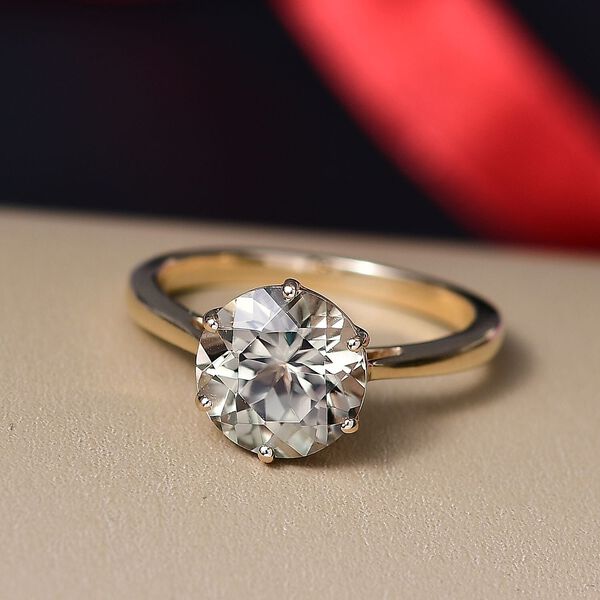 AAA Turkizit Ring 417 Gold (Gr&ouml;&szlig;e 16.50) ca. 3,00 ct image number 1