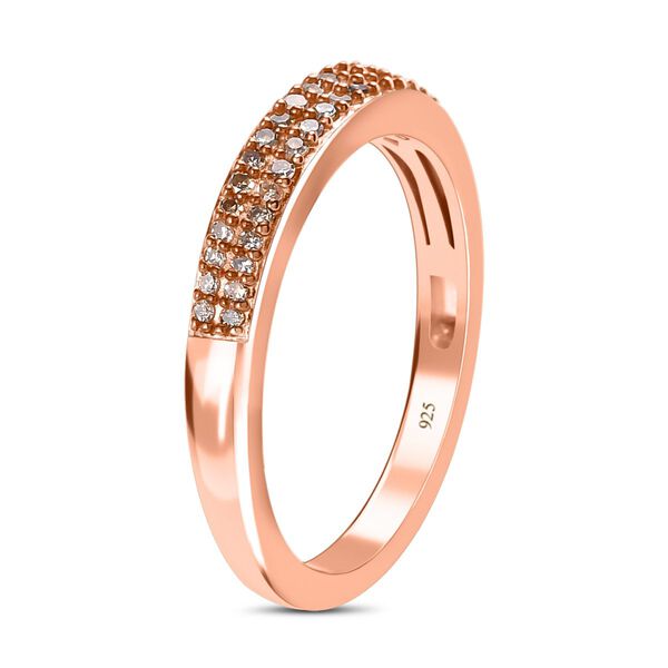 Natürlicher Champagner Diamant-Ring - 0,20 ct. image number 5