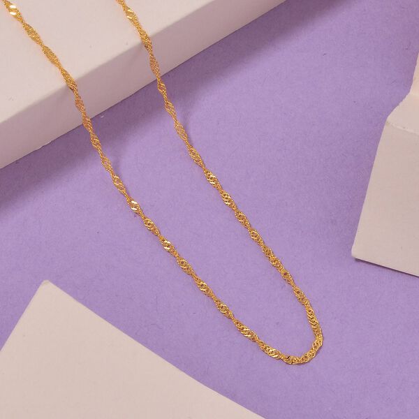 925 Silber vergoldetKette ca. 50 cm image number 2