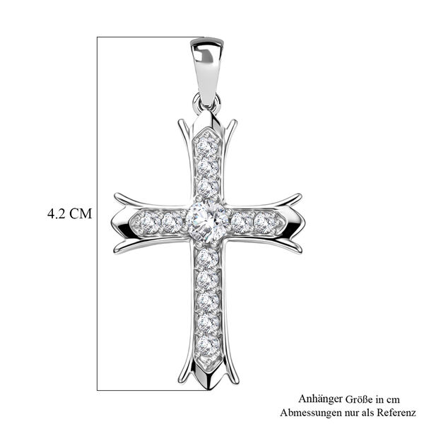 EverTrue Moissanit Anh&auml;nger in Silberton - 1,18 ct. image number 5