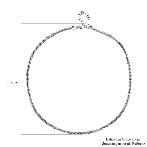 Edelstahl Halskette, ca. 50 cm, ca. 16,80g image number 5