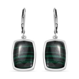 Malachit Ohrringe  Edelstahl ca. 20.53 ct