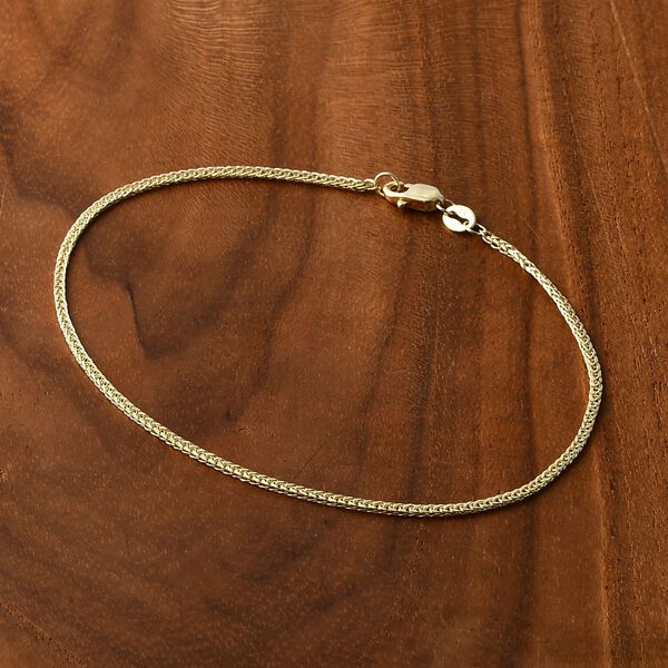 Royal Bali Kollektion - 375 Gold Armband mit Kordelgliedern image number 2