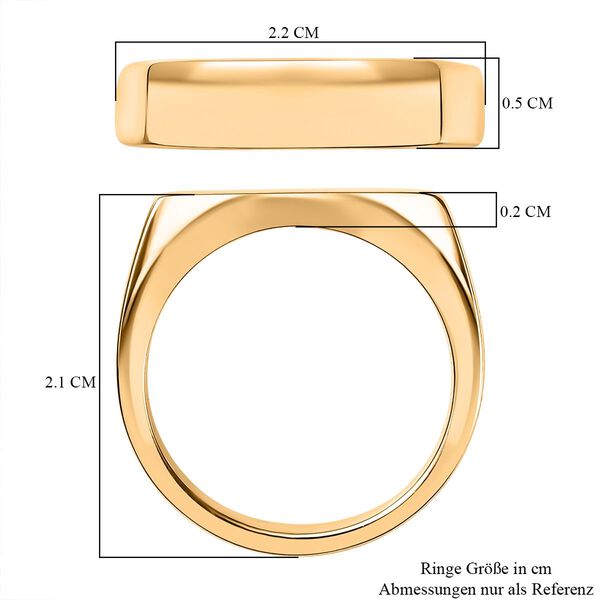 925 Silber 750 Gelbgold VermeilRing (Größe 17.00) ca. 7,13g image number 7