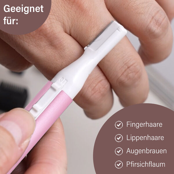 BEAUTECH elektrischer Augenbrauen-Haarentferner, Rosa image number 4