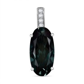 Alexandrit Triplett Quarz und Zirkon Anhänger - 9,65 ct.