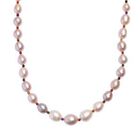 Mehrfarbige Süßwasser Perle, Mehrfarbig Edelsteine Halskette ca. 45 cm 925 Silber rhodiniert 115.00 ct