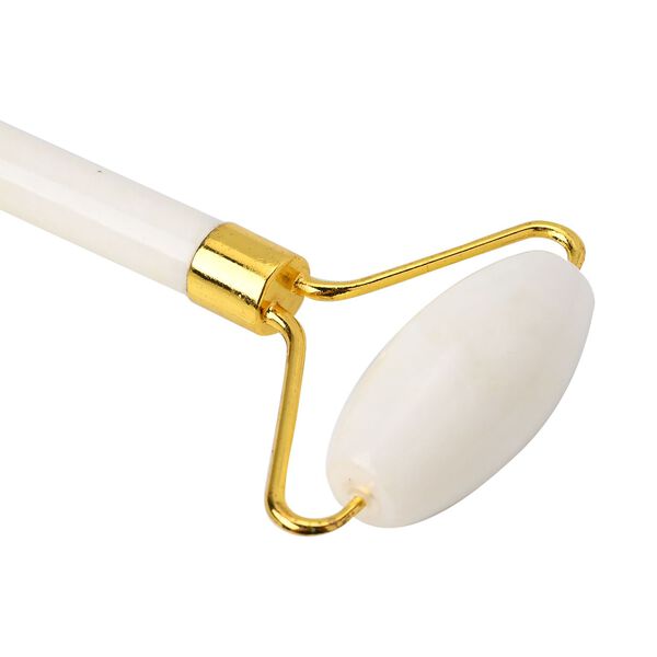 Set aus 2 Doppelkopf-Massageroller und GuaSha, Marmor image number 8