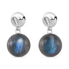 Labradorit Ohrringe ca. 56.00 ct