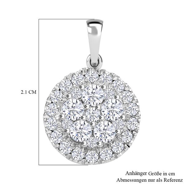 J Francis gefertigt mit SWAROVSKI- Swarovski Zirkonia Anhänger image number 6