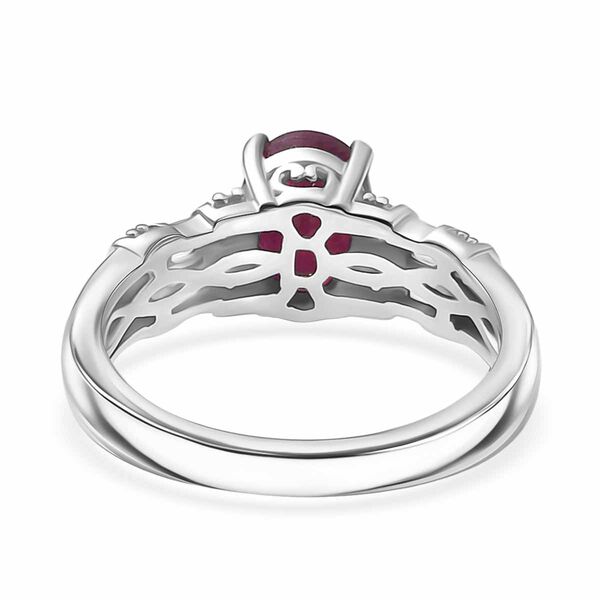 D'Joy afrikanischer Rubin und Zirkon Ring - 2,24 ct. image number 6