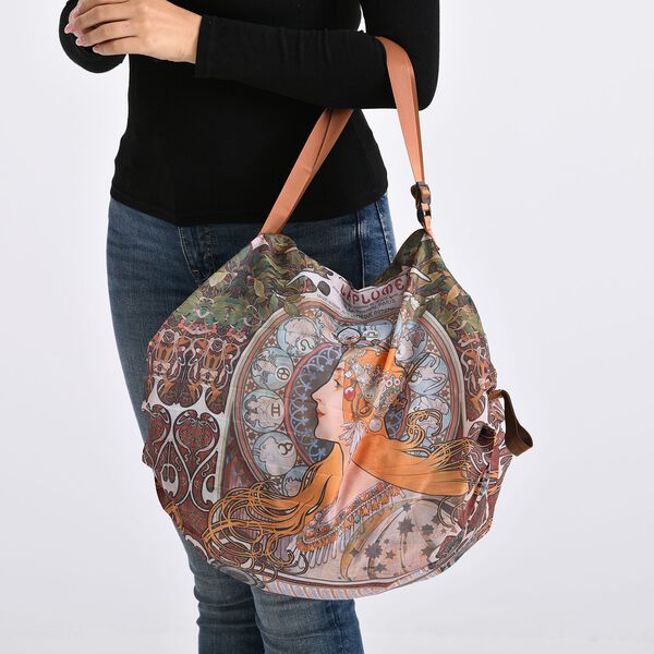 Shopper Tasche mit La Plume Mucha Design, 40x30x12cm, Mucha image number 4