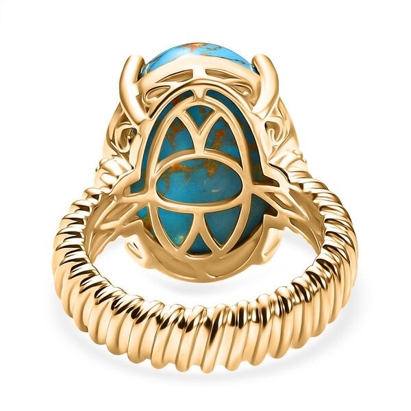 Blauer T&uuml;rkis Ring - 9,42 ct. image number 6