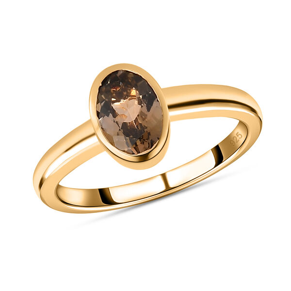 AA nat&uuml;rlicher, goldener Tansanit-Ring - 0,75 ct. image number 4