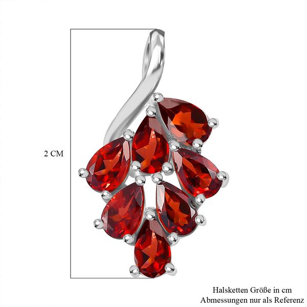Roter Granat-Anh&auml;nger, 925 Silber ca. 1,81 ct image number 6