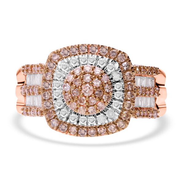 Nat&uuml;rlicher Champagner Diamant Ring, ca. 1.00 ct