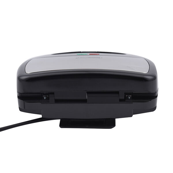 HOMESMART - tragbarer Sandwichmaker mit 3 austauschbaren Eins&auml;tzen, Gr&ouml;&szlig;e 24x23x9 cm, Schwarz image number 3