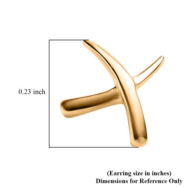 Molto Kiss Stacking Ohrstecker in Silber mit Gelbgold Vermeil image number 4