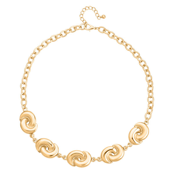 Gelb Halskette ca. 50 cm + 5 cm Extender, ca. 59,30g image number 3