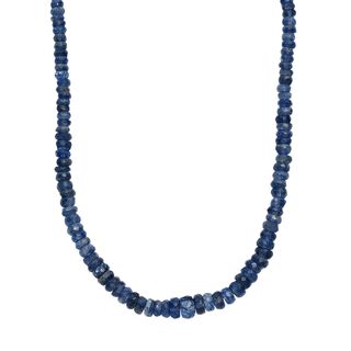 D'Joy Kyanit Halskette ca. 45 cm 925 Silber rhodiniert ca. 125,00 ct. D'Joy Kyanit Halskette ca. 45 cm 925 Silber rhodiniert ca. 125,00 ct.